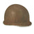 Original U.S. WWII Early War 1st Lt. Marked M1 McCord Front Seam Fixed Bale Helmet with MSA Liner Original Items