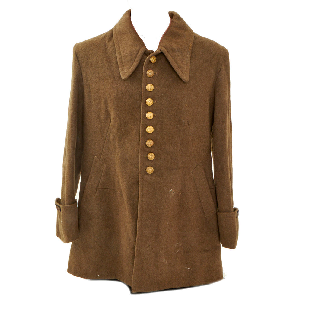 Original French WWII Model 1936 New Model Uniform Coat For Marine Infantry Original Items