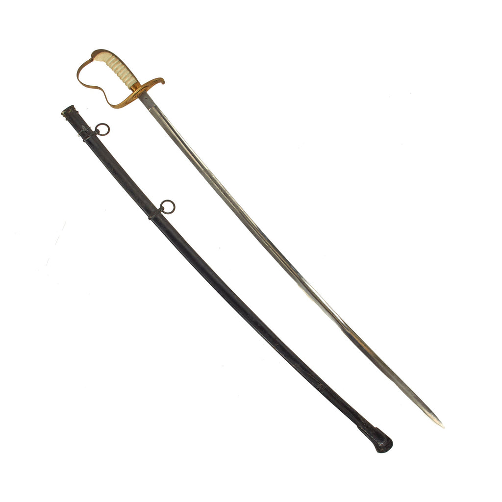 Original Imperial German WWI Bavarian Model 1855 Officer Sword with Scabbard Original Items