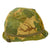 Original U.S. Vietnam Ingersoll M1 Helmet with USMC Camouflage Cover and 1972 Dated Liner Original Items