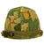 Original U.S. Vietnam Ingersoll M1 Helmet with USMC Camouflage Cover and 1972 Dated Liner Original Items