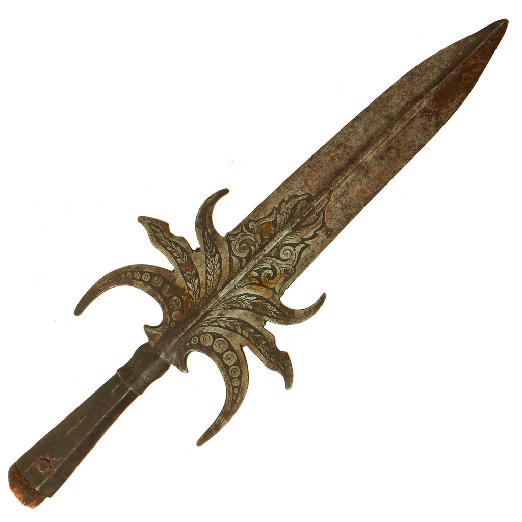 Original French Nine Years’ War Era 17th Century Sergeant’s Partisan-Spontoon Polearm Head Original Items