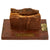 Original U.S. Civil War Battle of Gettysburg Culp’s Hill “War Log” Section With Bullet Damage, Mounted on Early 20th Century Museum Tagged Base - 4” x 2 ¼” Original Items