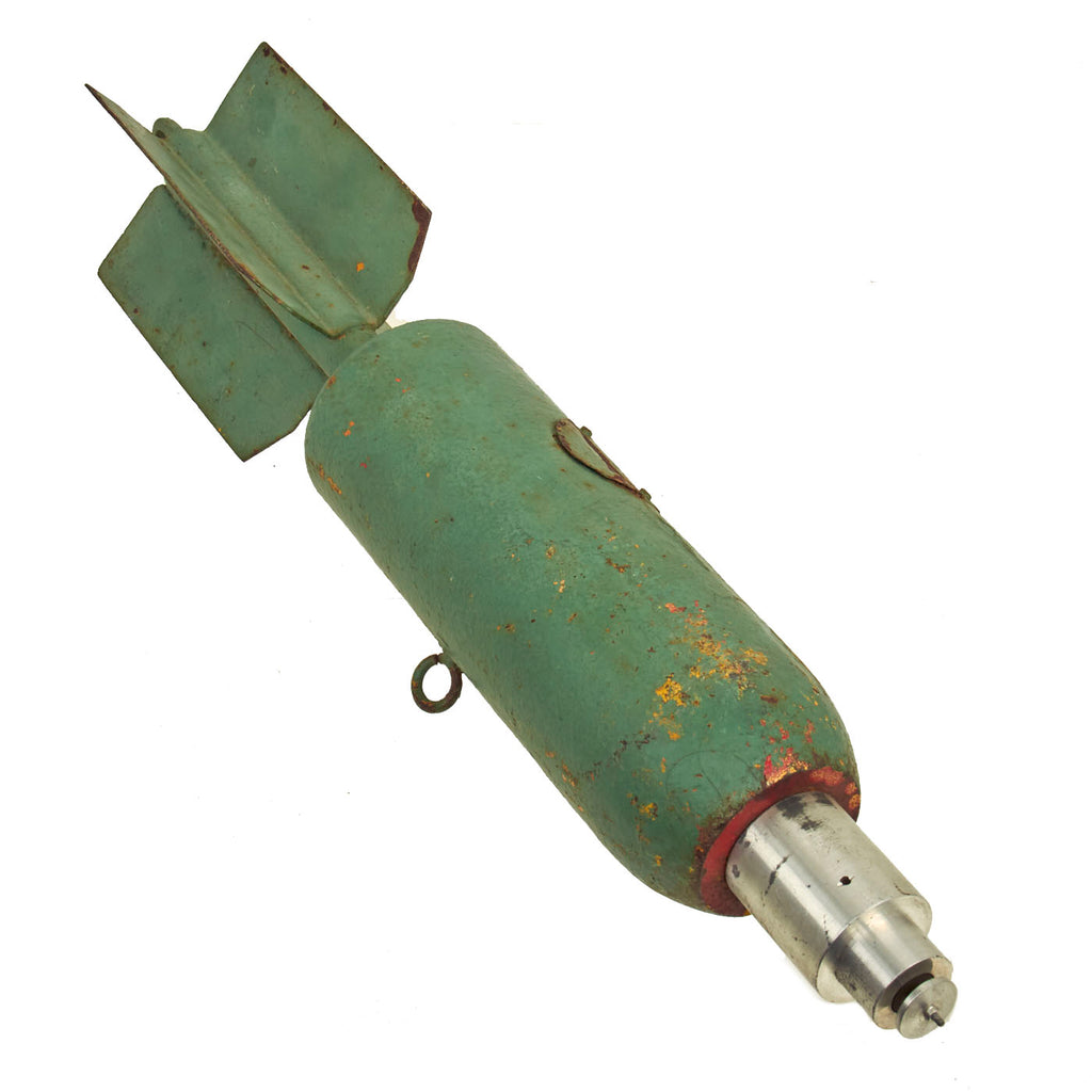 Original U.S WWII Army Air Forces AN-M41A1 20 lb. Aerial Fragmentation Practice Bomb with AN-M110A1 Display Fuze - Inert Original Items