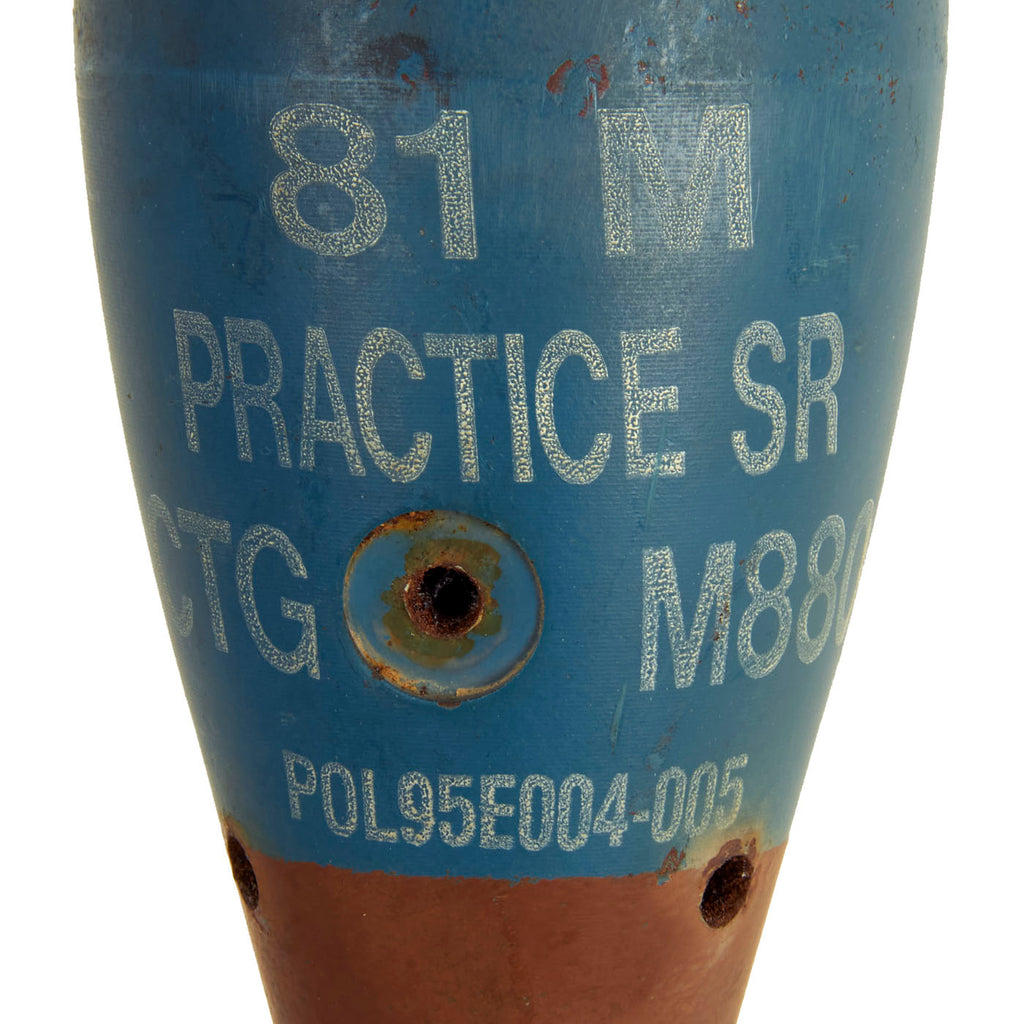 Original U.S. Gulf War Inert 81mm Target Practice M880 Short Range Tra ...