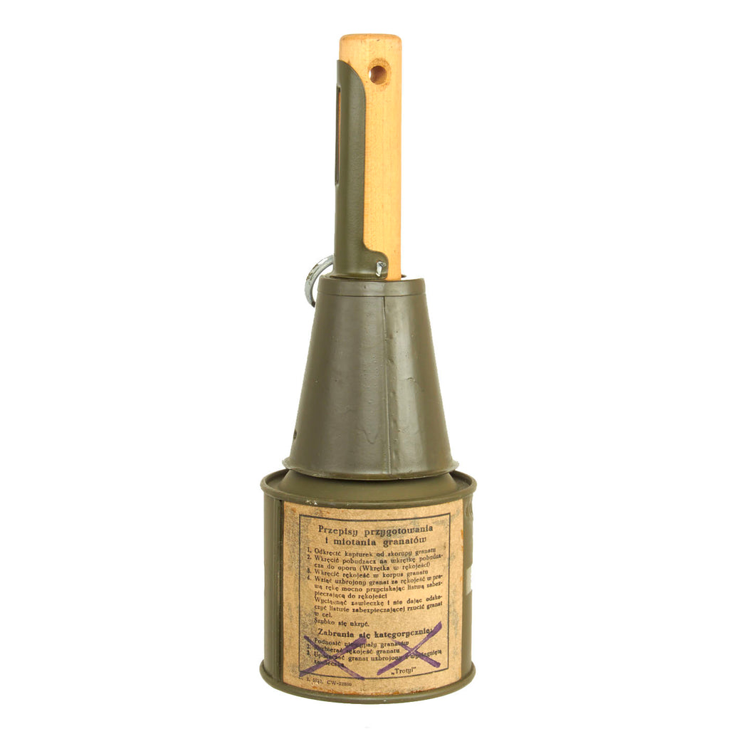 Original Polish Cold War Issue Soviet RPG-43 Inert HEAT Grenade - High Explosive Anti-Tank Original Items