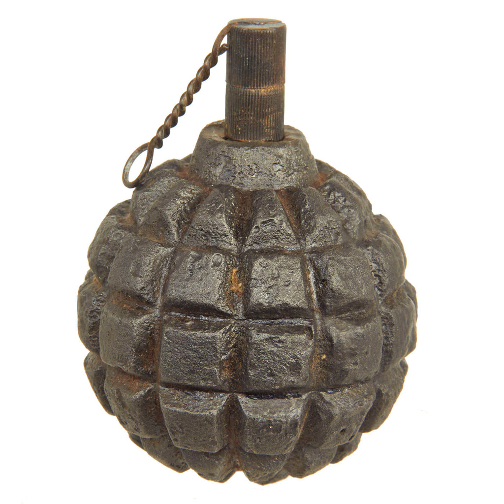 Original German WWI Model 1913 Kugel Hand Fragmentation Grenade - Kugelhandgranate - Inert Original Items