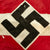 Original German WWII Service Worn HJ National Youth Organization Small Camp Flag - 22" x 31" Original Items