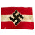 Original German WWII Service Worn HJ National Youth Organization Small Camp Flag - 22" x 31" Original Items