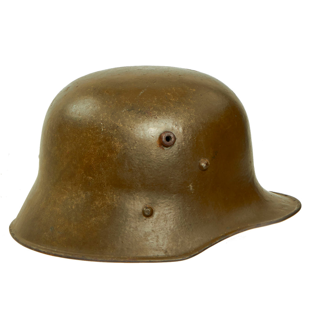 Original WWI Austro-Hungarian M17 Steel Helmet with Worn Liner Original Items
