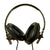 Original German WWII Panzer Armored Vehicle Headset with Throat Mic and Feind Hort Mit “The Enemy Is Listening” Microphone Original Items