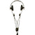 Original German WWII Panzer Armored Vehicle Headset with Throat Mic and Feind Hort Mit “The Enemy Is Listening” Microphone Original Items
