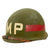 Original U.S. Korean War Era McCord M1 Helmet With Painted 76th Infantry Division Military Police Capac Liner Original Items