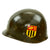 Original U.S. Korean War Era McCord M1 Helmet With Painted 76th Infantry Division Military Police Capac Liner Original Items