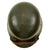 Original German WWII Service Used M40 Single Decal Army Heer Helmet with 56cm Liner & Chinstrap - Size 64 Shell Original Items