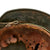 Original German WWII Service Used M40 Single Decal Army Heer Helmet with 56cm Liner & Chinstrap - Size 64 Shell Original Items