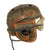 Original U.S. WWII M38 Tanker Helmet by Sears with Earphones and Polaroid Model 1016 Goggles Box Set Original Items