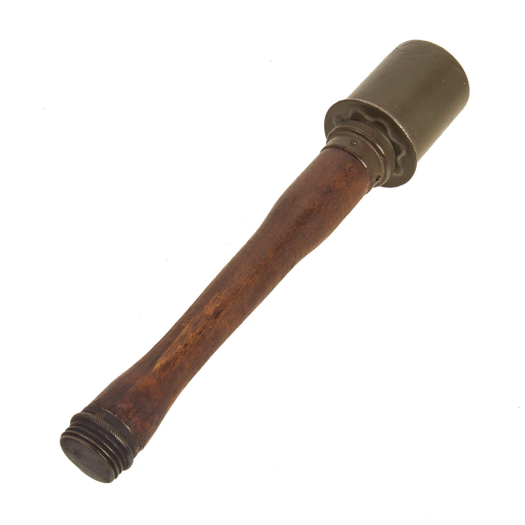 Original German WWII 1943 dated M24 Inert Stick Grenade by Hermann Nier - Stielhandgranate Original Items