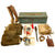 Original Japanese WWII Collection in Named USGI Wood Bring Home Crate - Uniforms, Boots, Flags, & More Original Items