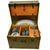 Original U.S. WWII USAAF Enameled Portable Mess Set in Transit Chest - By Wheary Incorporated 1945 Original Items