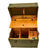 Original U.S. WWII USAAF Enameled Portable Mess Set in Transit Chest - By Wheary Incorporated 1945 Original Items
