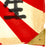 Original Japanese WWII Small Cloth Rising Sun Imperial Navy War Flag with Kanji Writing - 14" x 20" Original Items