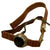 Original Japan WWII Imperial Japanese Air Service Flight Helmet Headset Ear Pieces and Throat Microphone Original Items