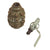 Original Post-WWII Soviet/Communist Bloc F1 Hand Fragmentation Grenade With Transit Plug - Inert Original Items