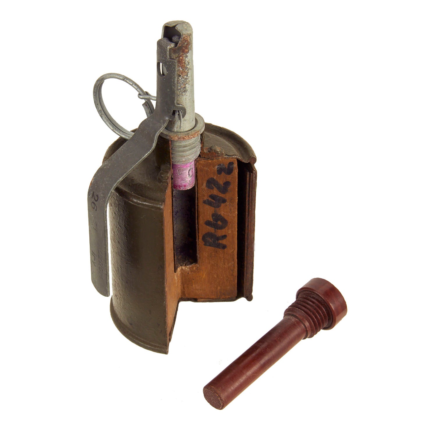 Original Soviet WWII Era INERT RG-42 Cutaway Visual Training