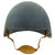 Original U.S. WWII Navy USN MK2 Talker Flak Helmet with Chin Strap - Complete Excellent Condition Original Items