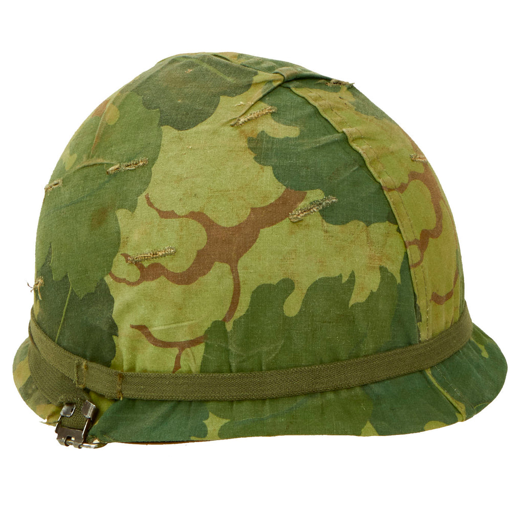 Original U.S. WWII - Early Vietnam War M1 Helmet With Mitchell Pattern ...