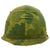Original U.S. WWII Vietnam War M1 Helmet with USMC Reversible Camouflage Cover Original Items