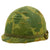 Original U.S. WWII Vietnam War M1 Helmet with USMC Reversible Camouflage Cover Original Items