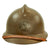 Original French WWII Complete M1926 Adrian Helmet with R.F. Infantry Badge - Olive Green Original Items