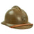 Original French WWII Complete M1926 Adrian Helmet with R.F. Infantry Badge - Olive Green Original Items