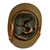 Original French WWII Complete M1926 Adrian Helmet with R.F. Infantry Badge - Olive Green Original Items
