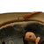 Original French WWII Complete M1926 Adrian Helmet with R.F. Infantry Badge - Olive Green Original Items
