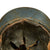 Original French WWI Early Issue Model 1915 Adrian Helmet in Horizon Blue with RF Engineer Badge - Complete Original Items