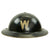 Original British WWII Air Raid Warden Painted Brodie MkII Steel Helmet - Dated 1939 Original Items
