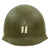 Original U.S. WWII 1942 Captain’s M1 McCord Front Seam Fixed Bale Helmet with Westinghouse Liner Original Items