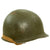 Original U.S. WWII 1942 Captain’s M1 McCord Front Seam Fixed Bale Helmet with Westinghouse Liner Original Items