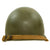Original U.S. WWII 1942 Captain’s M1 McCord Front Seam Fixed Bale Helmet with Westinghouse Liner Original Items
