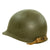 Original U.S. WWII 1942 Captain’s M1 McCord Front Seam Fixed Bale Helmet with Westinghouse Liner Original Items