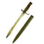 Original German WWI Steel Hilt 12" Blade Ersatz Bayonet with Scabbard - Carter Type EB48 Original Items