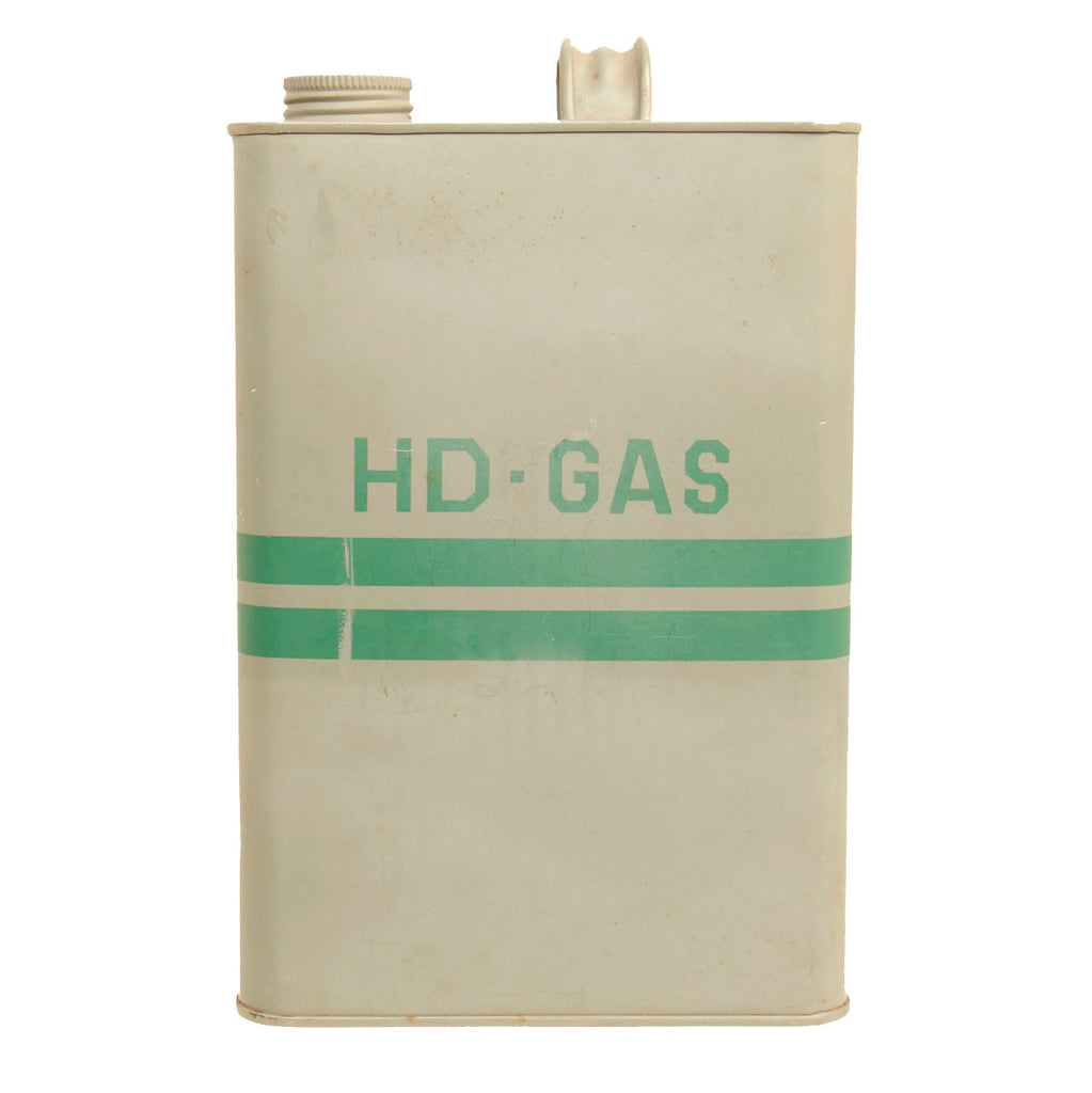 Original U.S. WWII EMPTY INERT M1 HD-Gas Chemical Landmine 1 Gallon Can Original Items