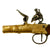 Original British Brass Framed Flintlock Pocket Pistol by E.D. Nicholson of Cornhill, London - circa 1790 Original Items