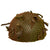 Original WWII British MKII Paratrooper Helmet with Net and Scrim - Dated 1944 Original Items