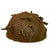 Original WWII British MKII Paratrooper Helmet with Net and Scrim - Dated 1944 Original Items