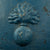 Original French WWI Issue Model 1915 Adrian Helmet in Horizon Blue with RF Badge - Complete Original Items