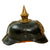 Original Imperial German WWI Bavarian M1896 Line Infantry Pickelhaube Spiked Helmet-Dated 1915 Original Items